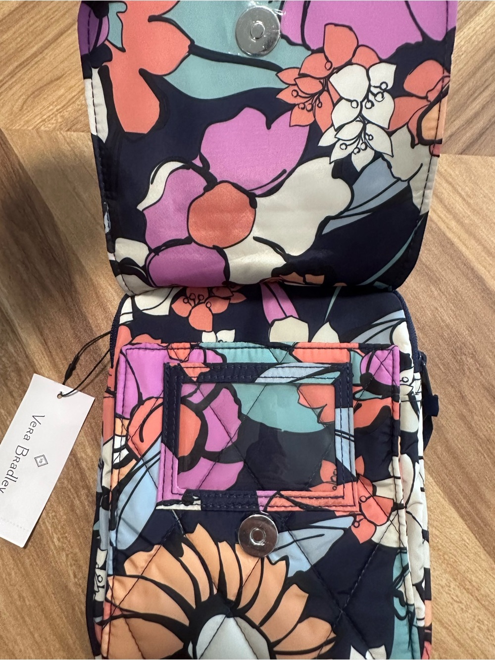 Vera Bradley NWT Ultralight RFID Mini Hipster crossbody purse Santa Fe Sun - Picture 3 of 8